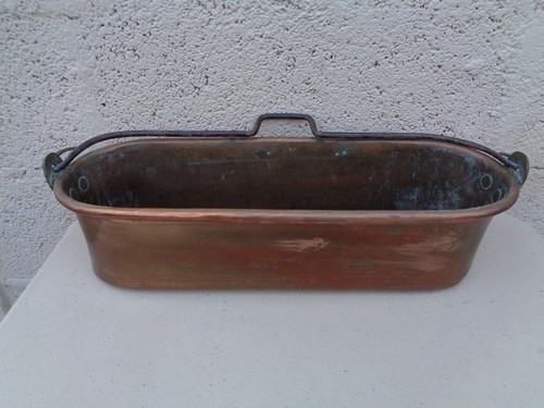 Ancienne jardinière cuivre - jardinière, en