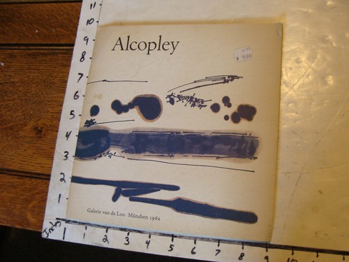 Vintage art catalog alcopley - vintage,
