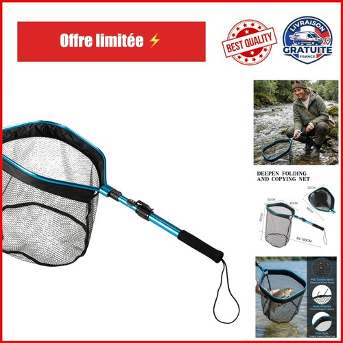 épuisette pêche pliable - pêche,