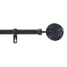 Kit Tringle Déco Extensible "Bullette" 120-210cm Noir