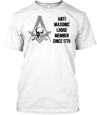 Anti Masonic Lodge Member T-Shirt Made in the USA Size S to 5XL