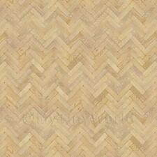 Miniature Dollhouse Parquet Floor 15.2cm Natural Oak Strip Effect