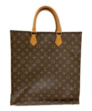 LOUIS VUITTON Tote Bag Brown Monogram M51140 Sac Plat from Japan