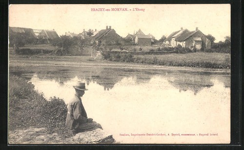 Cpa brazey morvan - cpa, l´etang