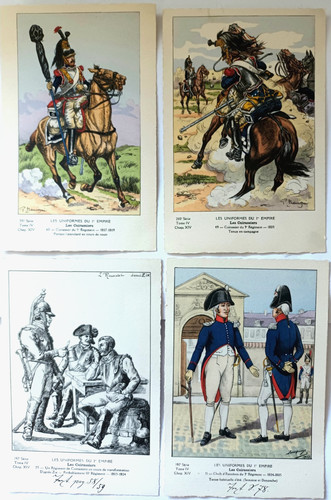 Lot cartes uniformes - 22, 1er