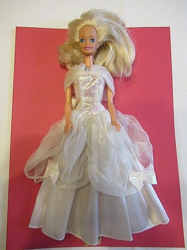 Barbie robe longue - robe, blanche