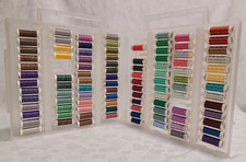 SULKY EMBROIDERY THREAD 99 SPOOLS IN SLIMLINE STORAGE BOX