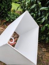 Abat-jour rectangulaire blanc