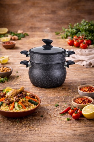 Couscoussier cuisson vapeur - 6l,