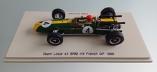 Spark 1/43 Lotus 43 moteur BRM H 16 cylindres  P.Arundell 1966 Gp France S2142