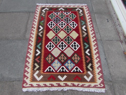 Tapis kilim oriental - fait, main