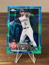 2023 Topps Chrome #USC56 Garrett Mitchell Blue/Green Lava Lamp Refractor 015/125