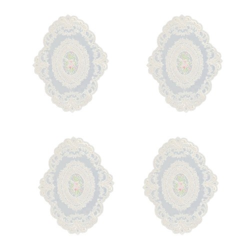 Lot napperons en dentelle - 4,