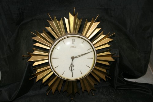 Pendule horloge elka laiton - horloge,