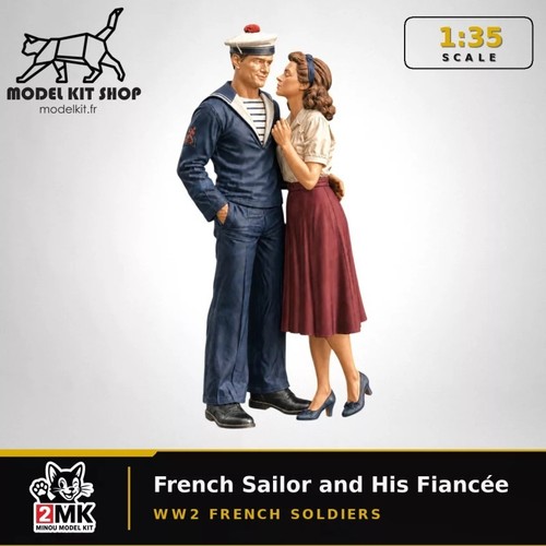 Marin français et sa - -,