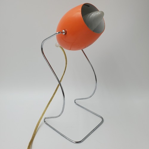 Lampe orange vintage galactic - lampe,