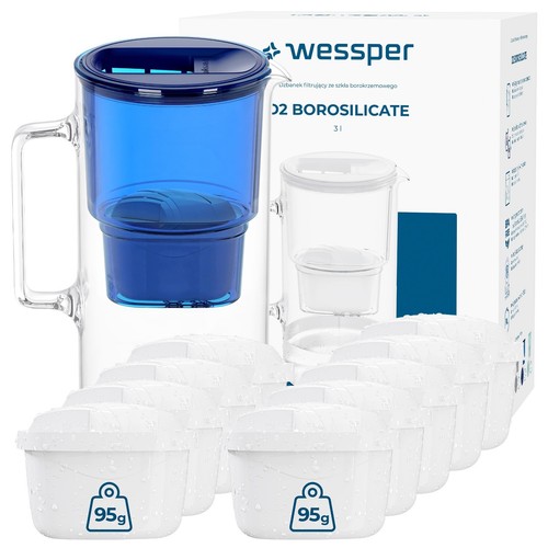 Filtre eau pot verre 3l - filtre,