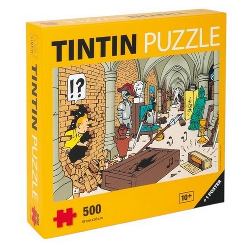 Puzzle 500 pièces tintin - pièces, tintin,