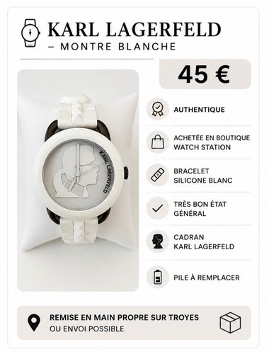 Montre karl lagarfeld - montre,