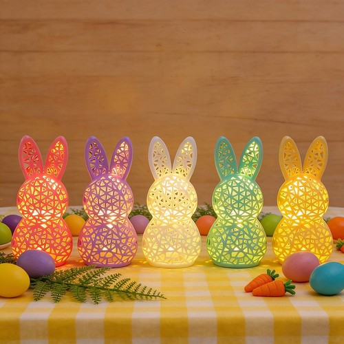 Lampe lapin pâques - de,