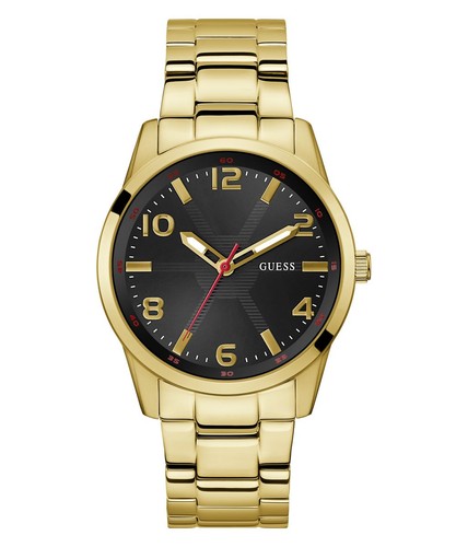 Guess montre doré analogique - guess,