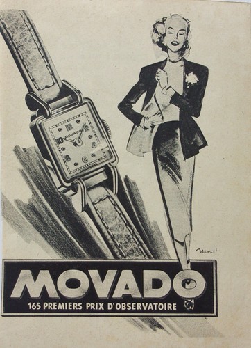 Publicite montre movado - ,