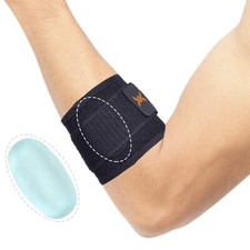 Coudière Epicondylite Support de Compression avec Silicone Coudière Strap Ten...
