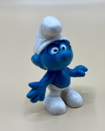 Figurine schtroumpf lunette - figurine,