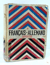 Old French German Larousse WW2 Dictionary