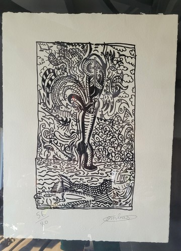 Robert combas gravure - robert,