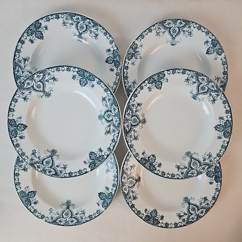 Assiettes creuses décor - assiettes,