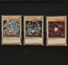 LOT DE 3 CARTES RARES YU-GI-OH! 
