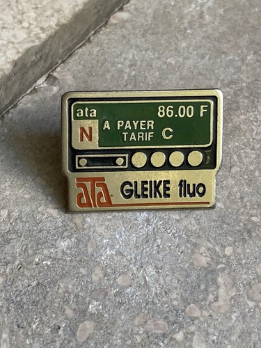 Pin taximètre gleike - pin’s, fluo