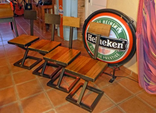 Chaise industrielle sur mesure