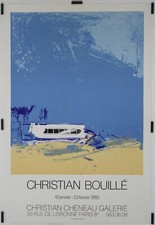 Bouillé Christian Christian Cheneau Galerie 1985 Affiche Originale Exposition