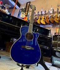 EKO NXT A100CE Transparent Bleu - GUITARE ACUSTIQUE ÉLECTRIFIÉE - REMANUFACTURÉE