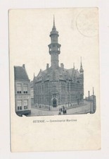 D335551 Belgium Postal Card 'Commissariat Maritime' 1911 Ostende Gand
