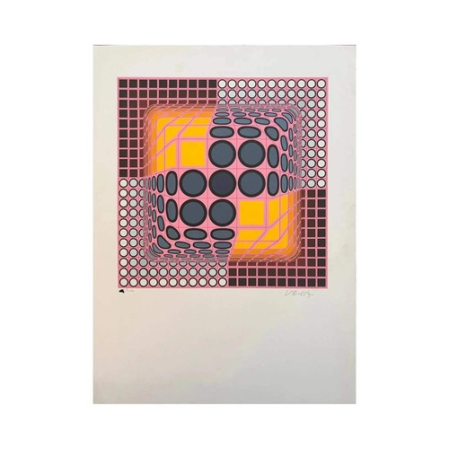 Victor vasarely jenge 1980 - victor, vasarely,