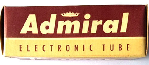 Tube 6hs8 admiral nos - tube, nib