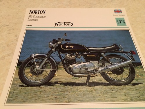 Carte moto norton - norton, 850
