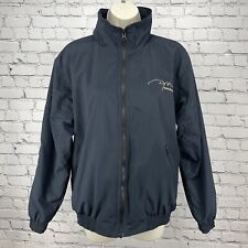 Dyon Navy Blue Riding Jacket Waterproof Fleece Lined Zipped Pockets Size Small S