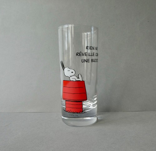 Verre publicitaire badoit - verre,