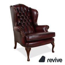 Fauteuil Chesterfield en Cuir
