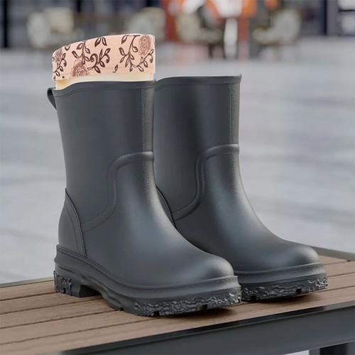 Bottes pluies chaussettes - de,