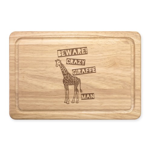 Attention fou girafe homme - fou,