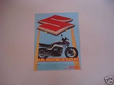 1984 MOTORCYCLE SUZUKI GSX 1100 ES Advertising Advertising