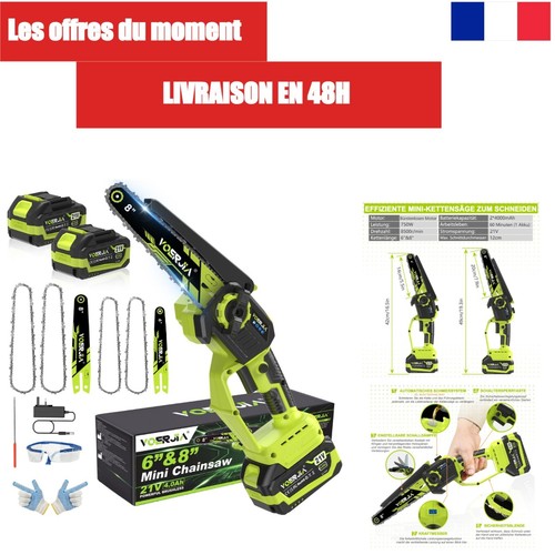 Mini tronçonneuse électrique - tronçonneuse,