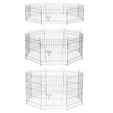 lionto Parc clôture enclos pour chien chiots rongeur petit animal 3 tailles