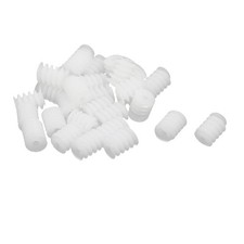 30Pcs 6mm Ø Long 8mm Vitesse vis sans Fin Plastique pour  Réduction Moteur