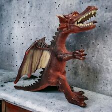 Toys R Us Red Dragon Maidenhead Large Fantasy Winged Figure Rubber 17" Tall